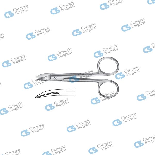 BEEBEE Gum / Wire scissors one blade serrated edge