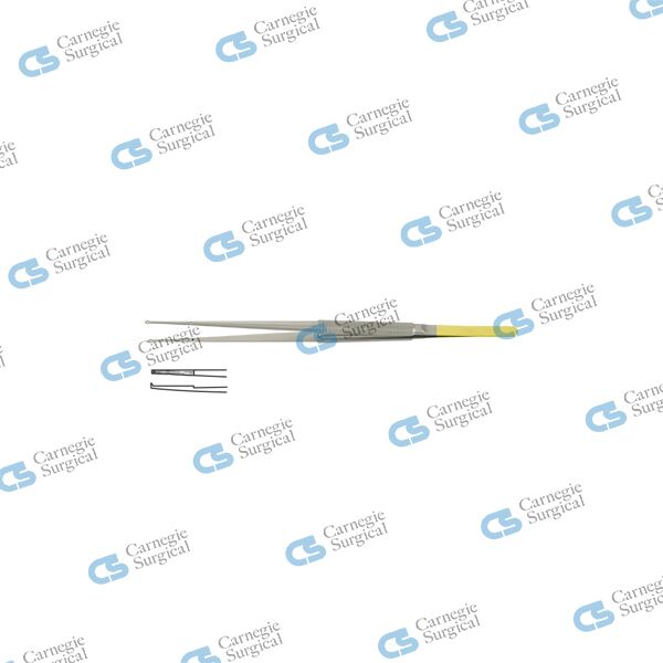 Micro tissue forceps diamond coated jaws 1x2 teeth straight