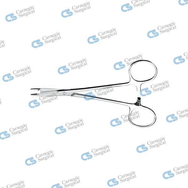 OLSEN HEGAR Needle holder & scissors combination cut screw joint special short ratchets