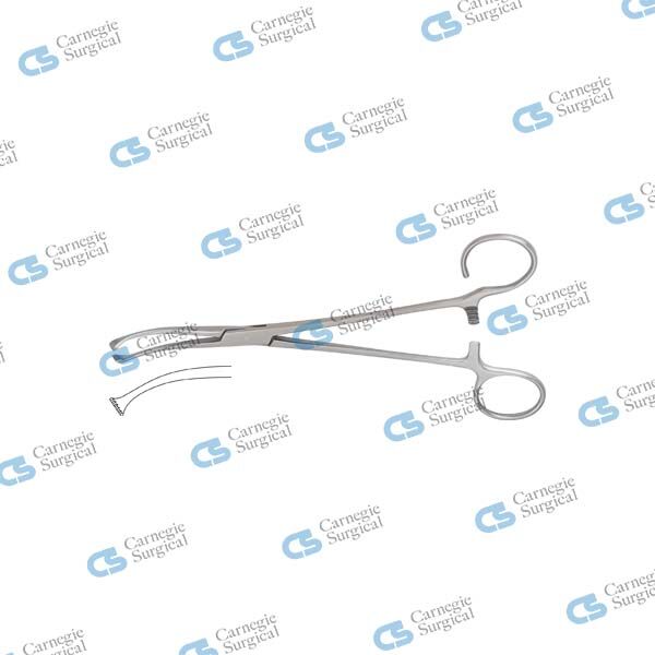 WHITE Tonsil seizing forceps