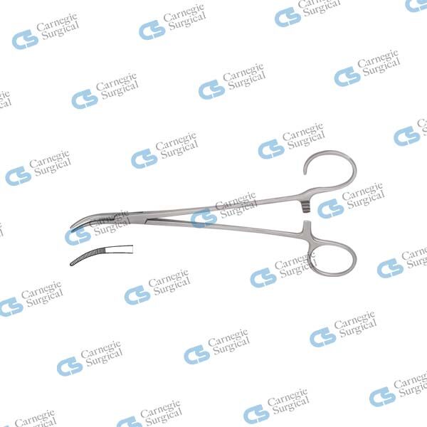 SCHNIDT Tonsil haemostatic forceps open ring