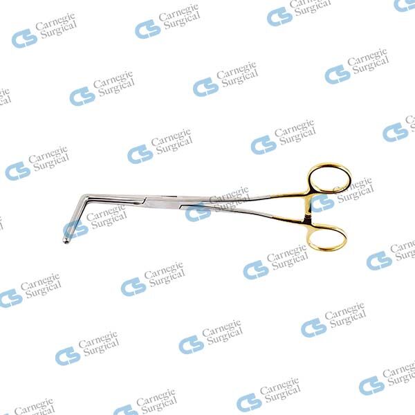 Z-Parametrium vaginal cuff clamps gold rings