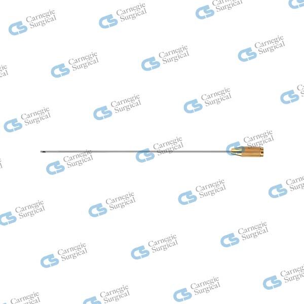 Liposuction cannula handle conn one central hole for fine facial contourings