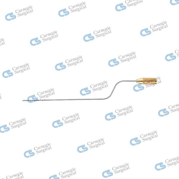 ENTNER Liposuction cannula bayonet shaped