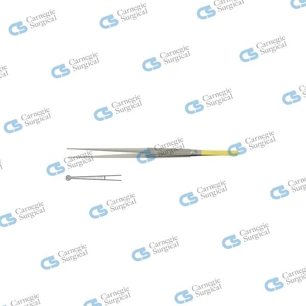 Micro Ring forceps diamond coated jaws