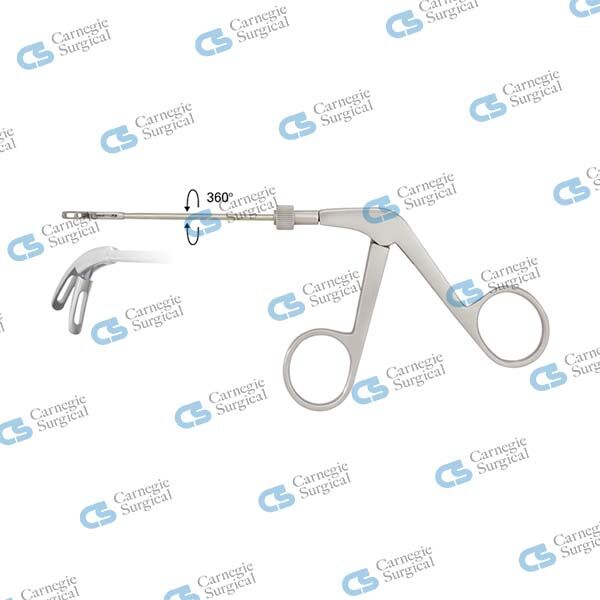 HEUWIESER Antrum grasping forceps 360 deg rotatable