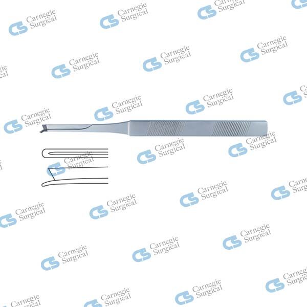 SILVER Rhinoplastic chisels v-shaped delicate pattern