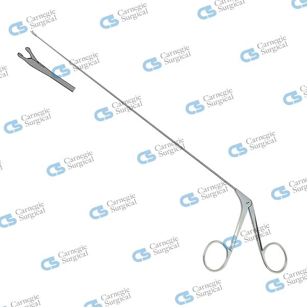 Microlaryngology cup shaped forceps