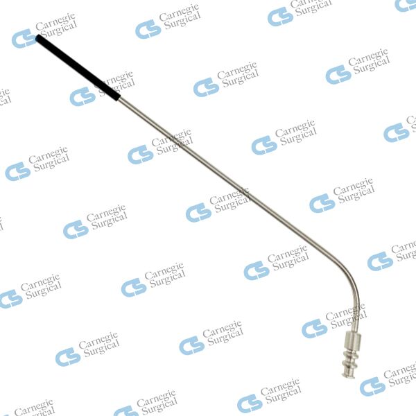 Suction tube with rubber tip