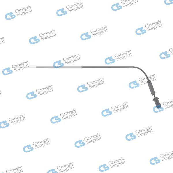 Suction tube with cut-off hole